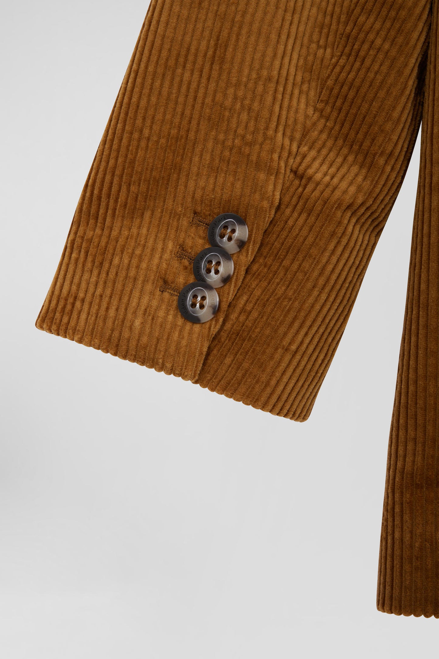 Hazelnut corduroy blazer jacket Modern cut