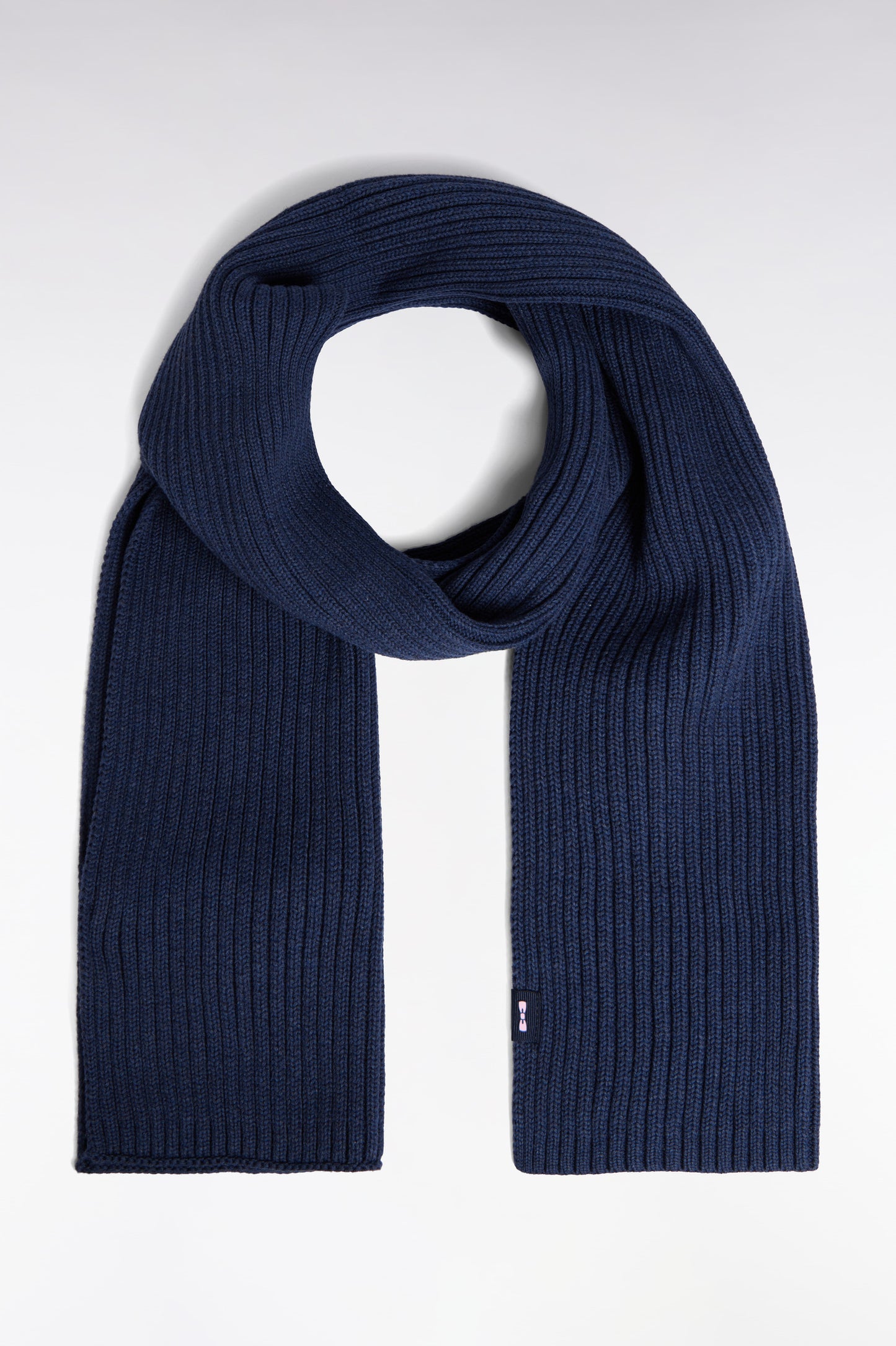 Navy cotton scarf