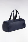 Navy embossed canvas sports bag