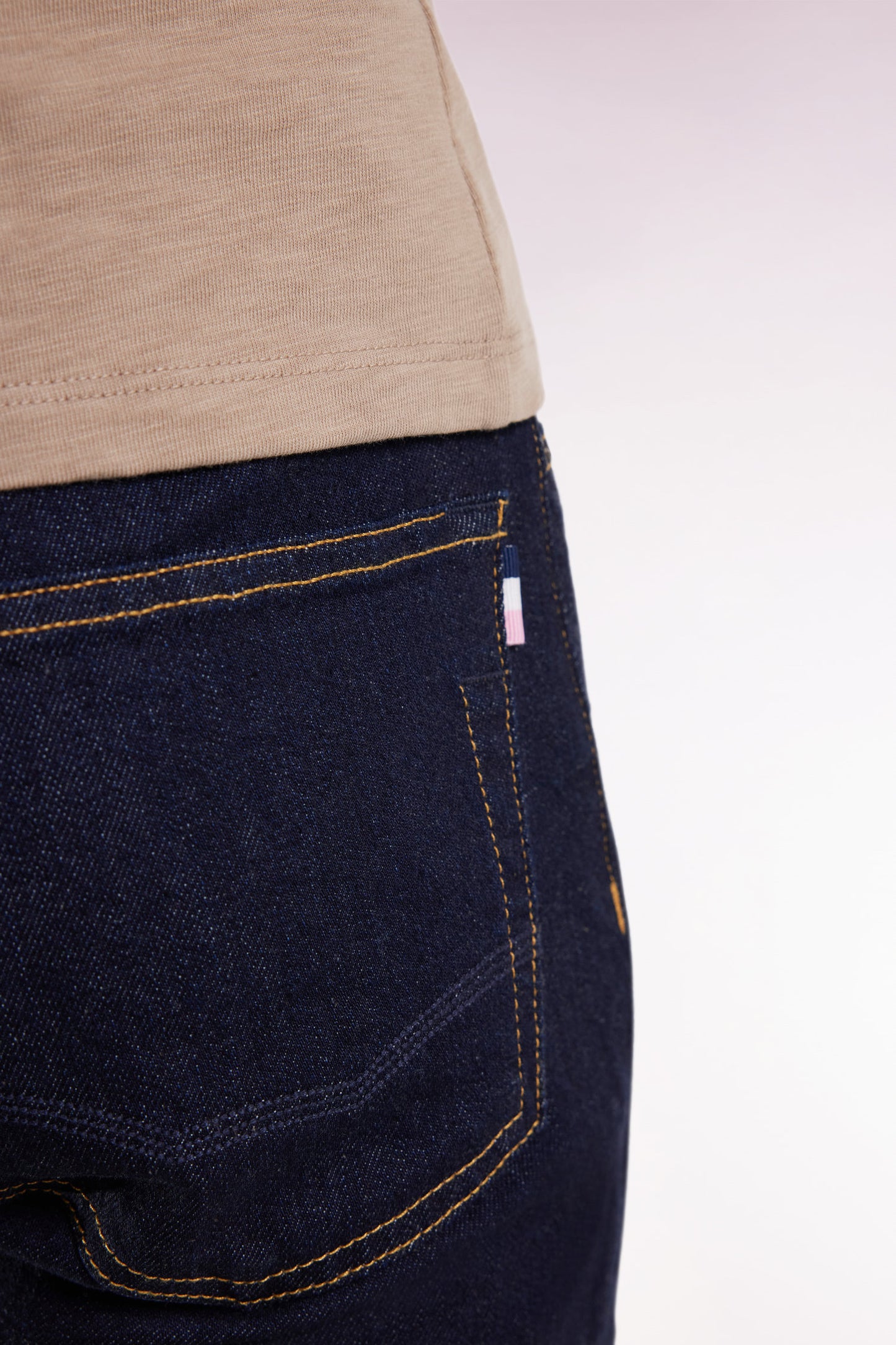 5-pocket jeans in raw stretch denim, regular fit
