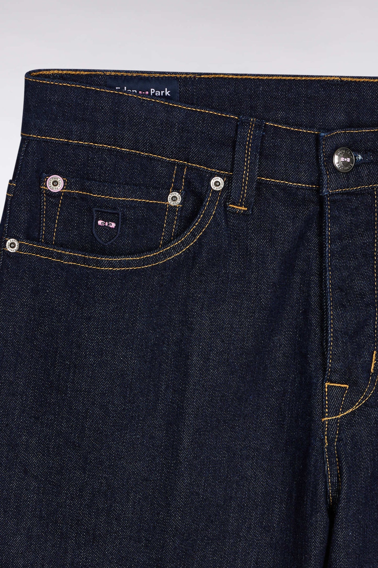 5-pocket jeans in raw stretch denim, regular fit