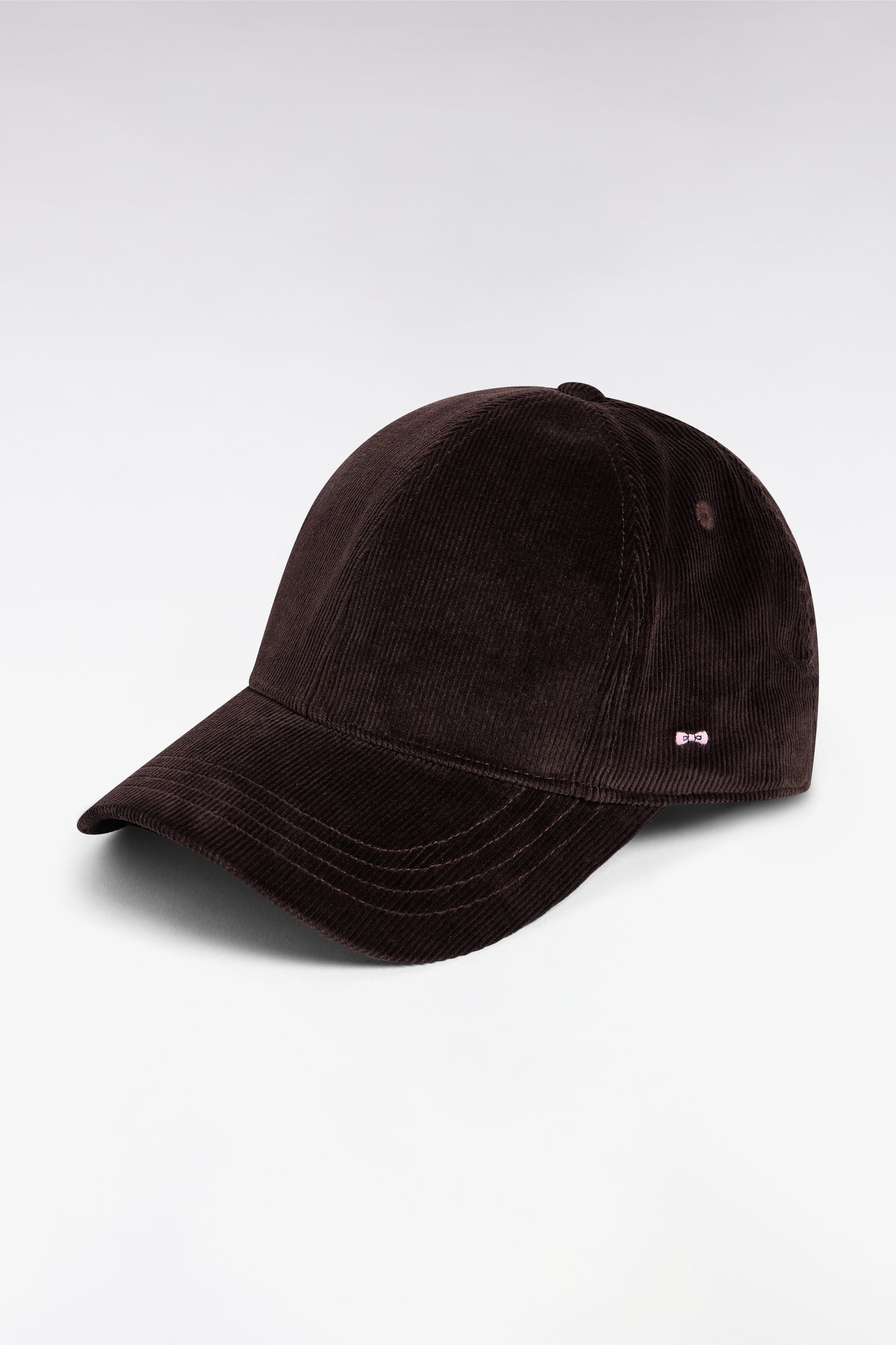 Chocolate corduroy cap