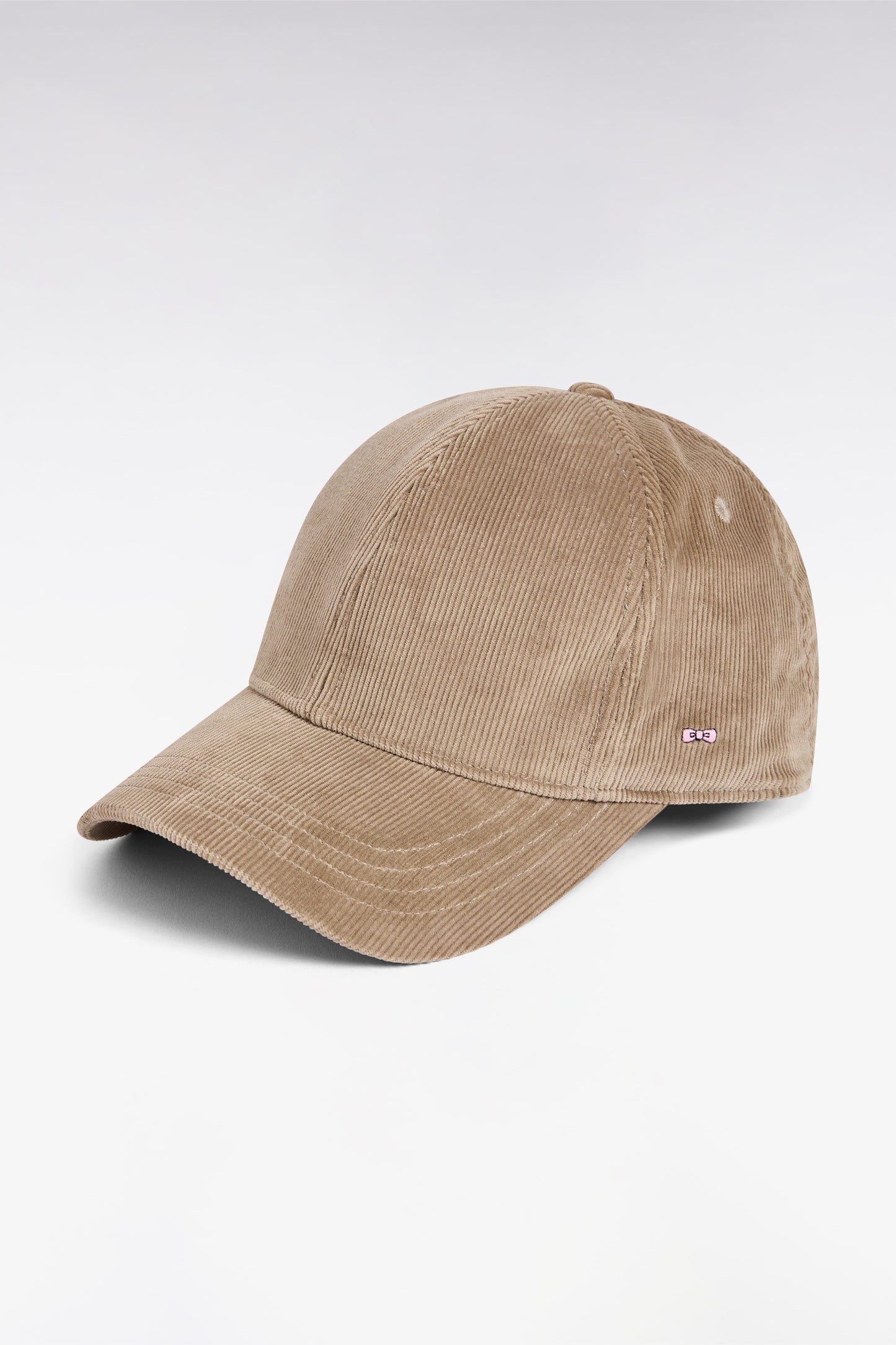 Beige corduroy cap