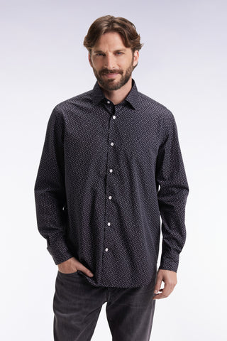 Blue-grey cotton shirt