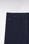 Navy wool and cashmere jogging pants Relaxed fit