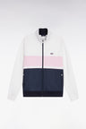 Sweatshirt en coton mélangé rose