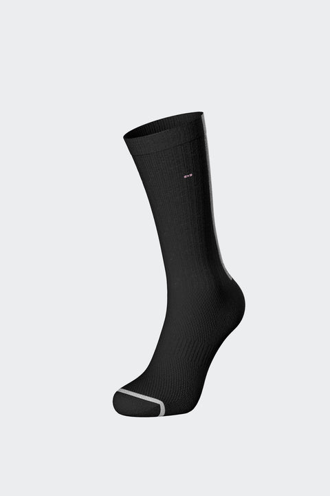 Paire de chaussettes en coton mélangé avec détails contrasté noir - Image 1
