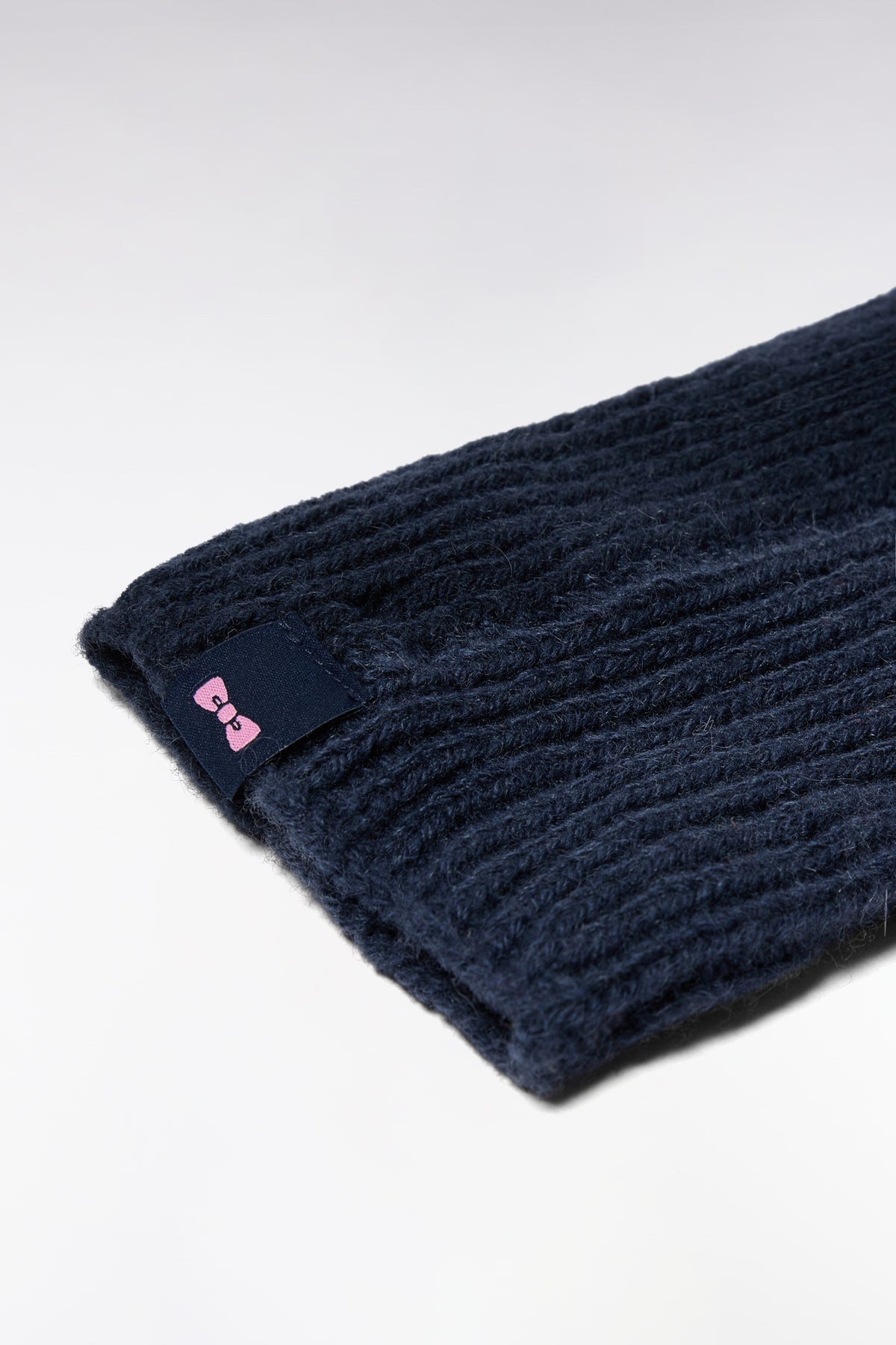 Navy wool gloves