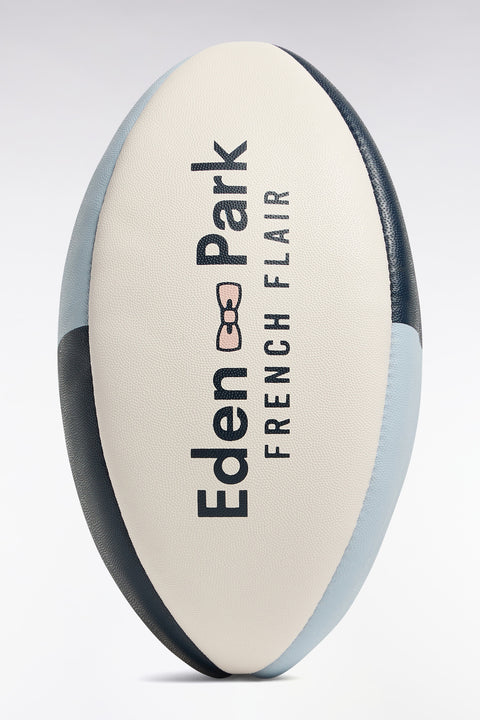 Ballon de rugby en caoutchouc marine - Image 1