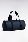 Navy nylon duffel sports bag