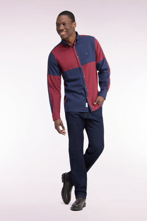 Jean en denim stretch bleu brut coupe regular - Image 1