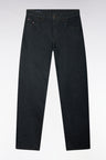 Regular fit dark gray stretch denim jeans