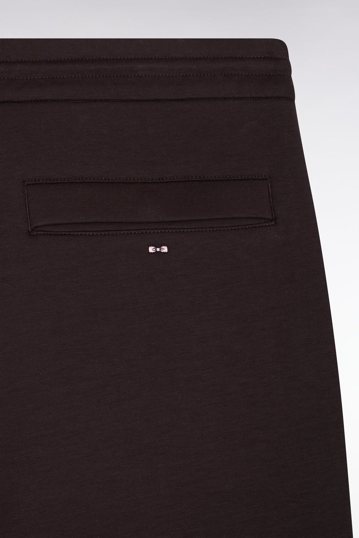Loose fit brown unisex jogging pants