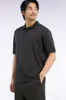 Short-sleeved unisex polo shirt in khaki interlock cotton