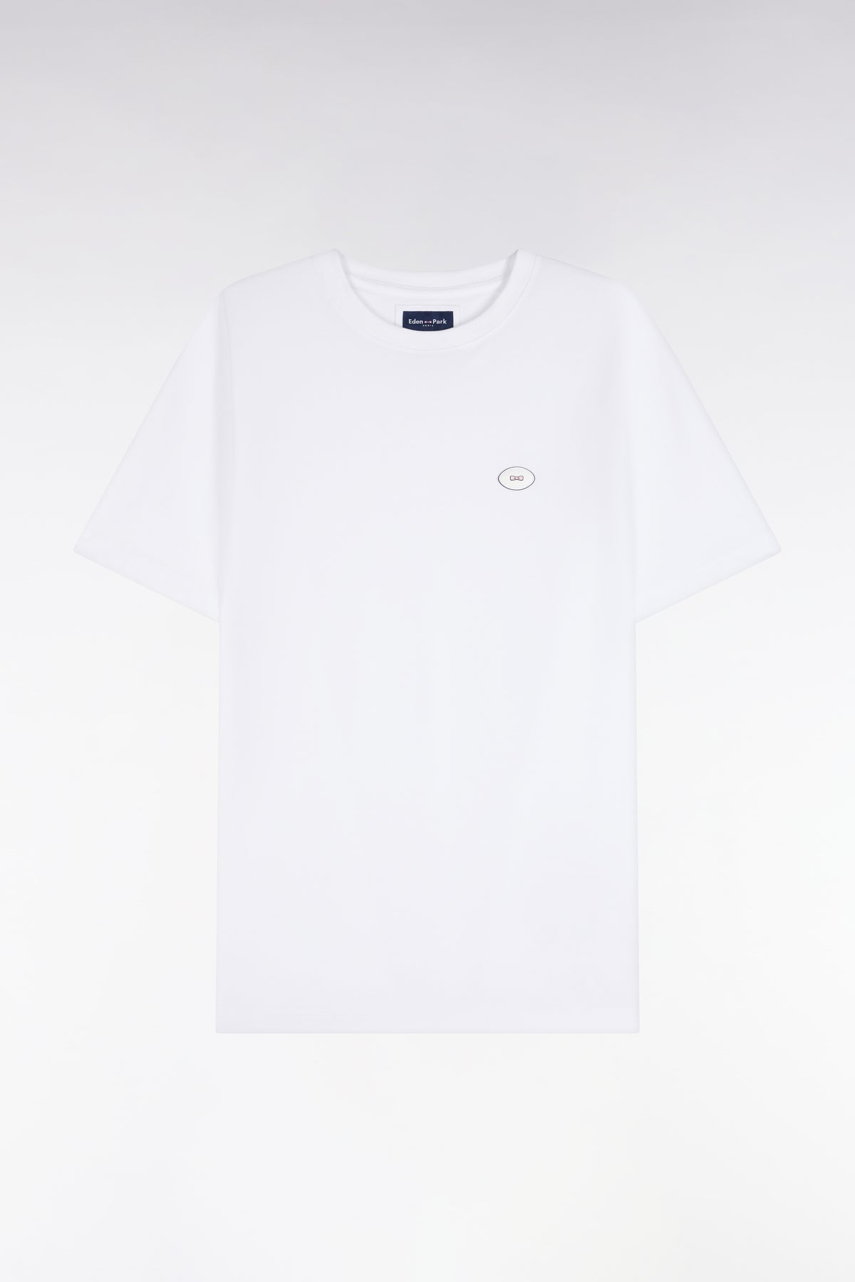 T-shirt manches courtes blanc coupe droite