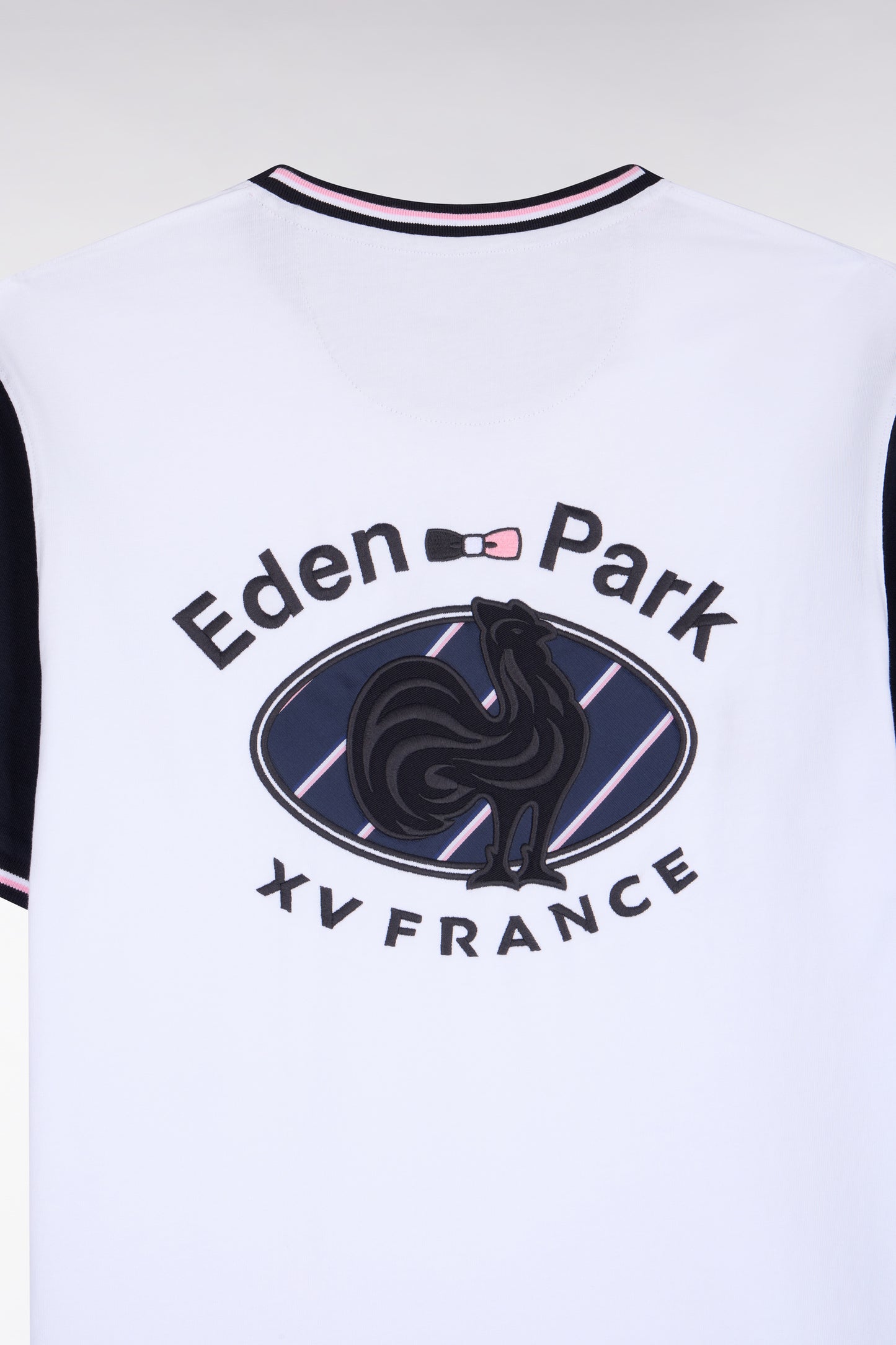 T-shirt manches courtes blanc XV de France coupe droite