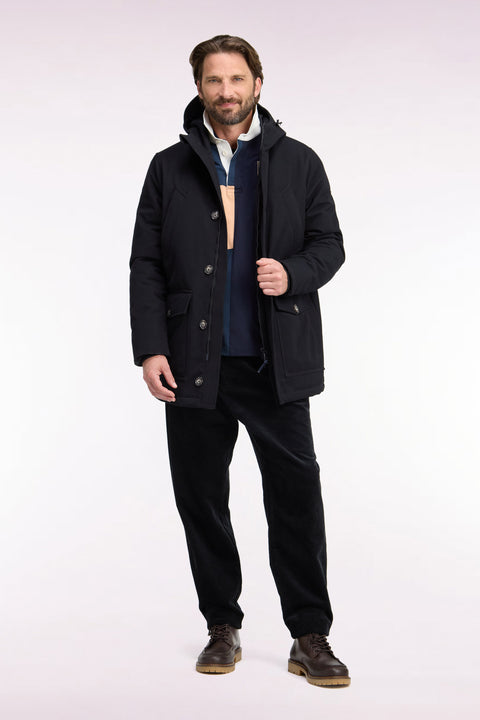 Black buttoned parka - Image 3