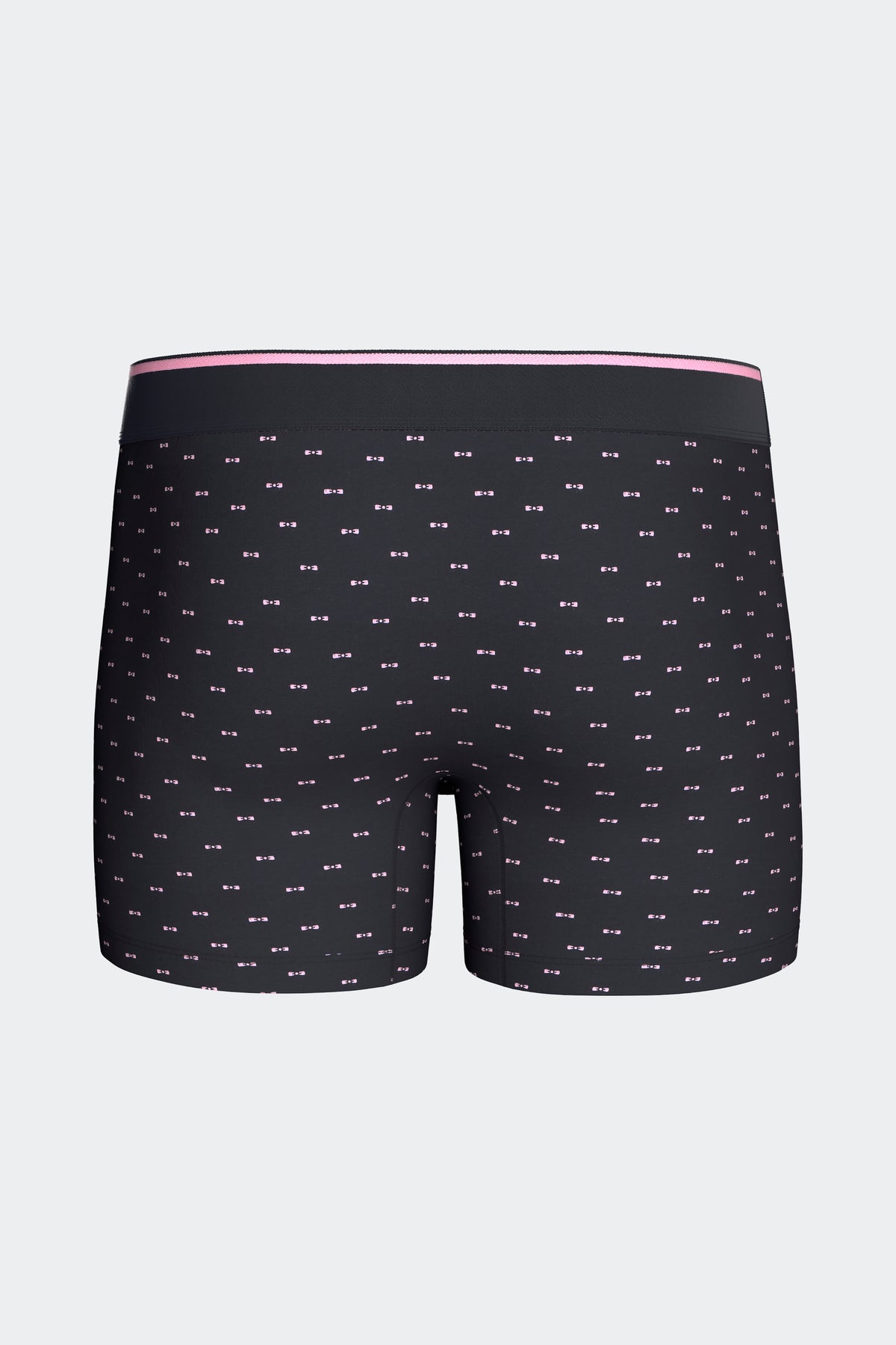 Boxer en coton stretch marine à micromotifs nœud papillon