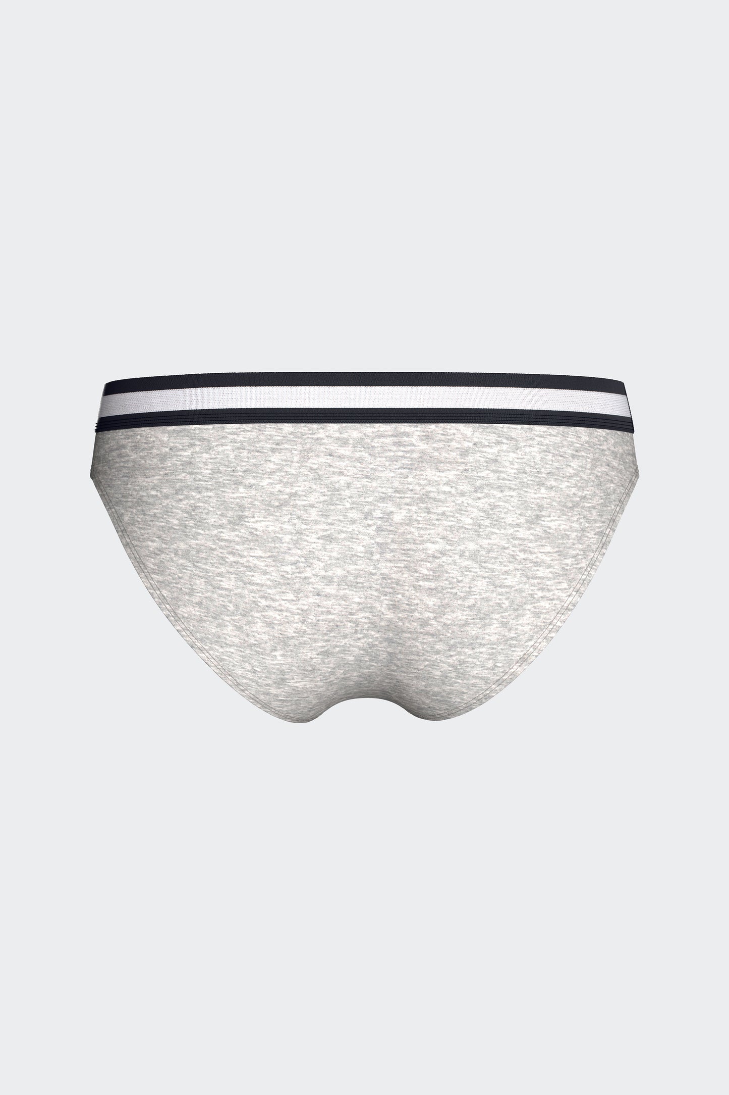 Culotte unie en coton stretch gris