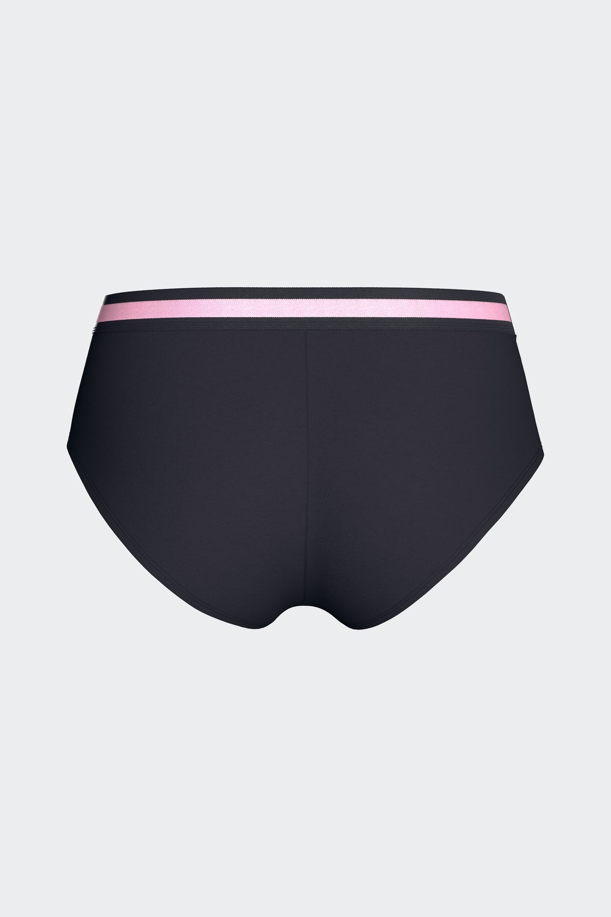 Shorty uni en coton stretch marine