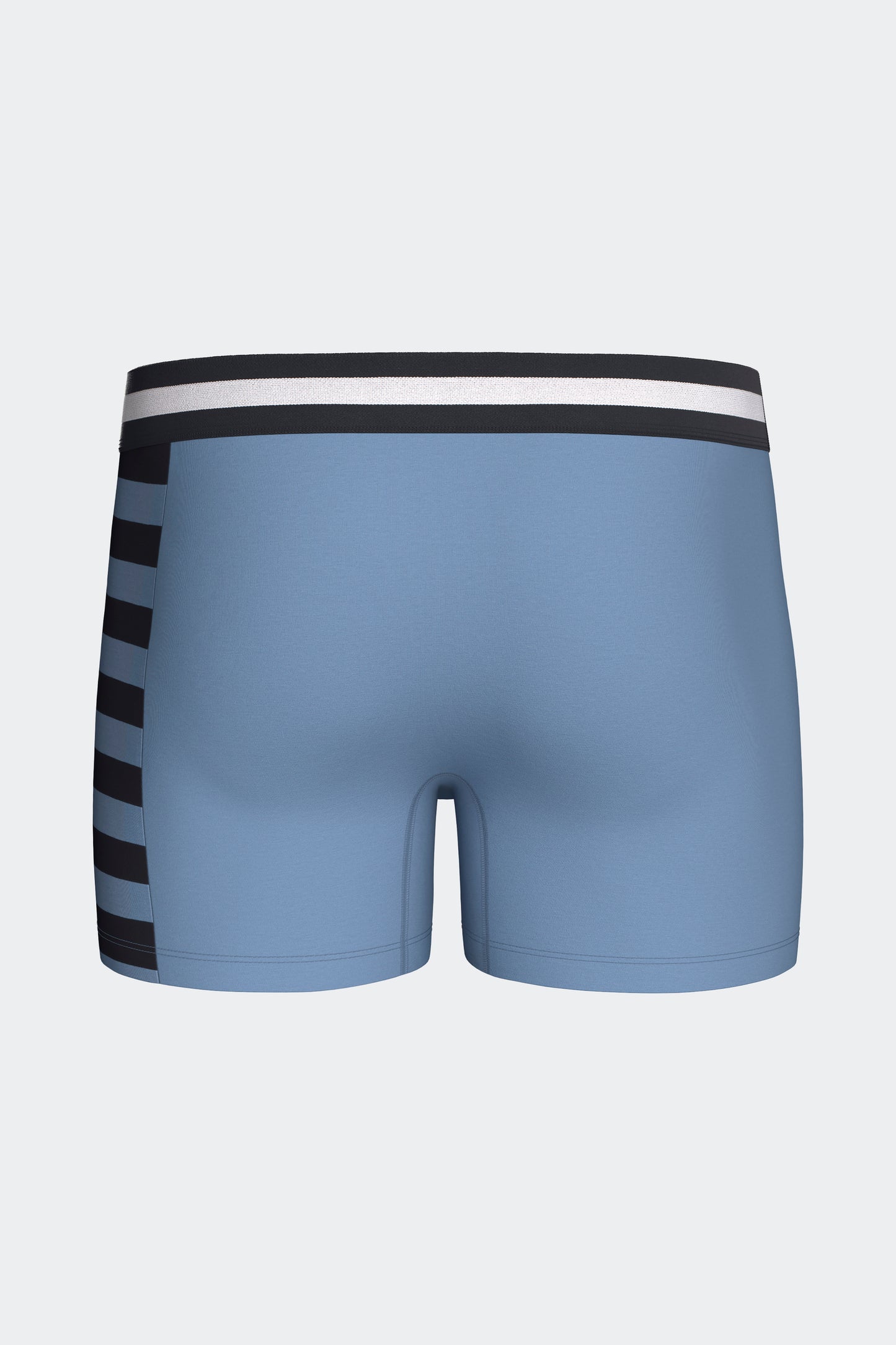 Lot de 2 boxers en jersey de coton stretch marine et ciel