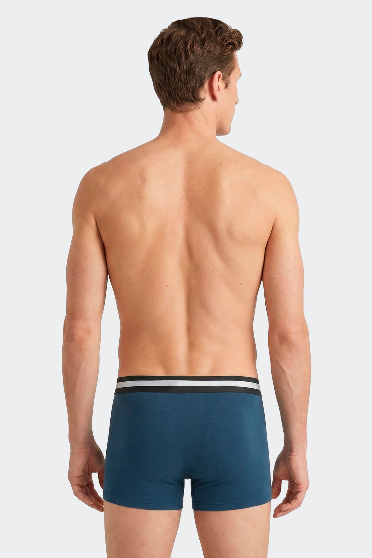 Lot de 3 boxers en jersey de coton stretch unis
