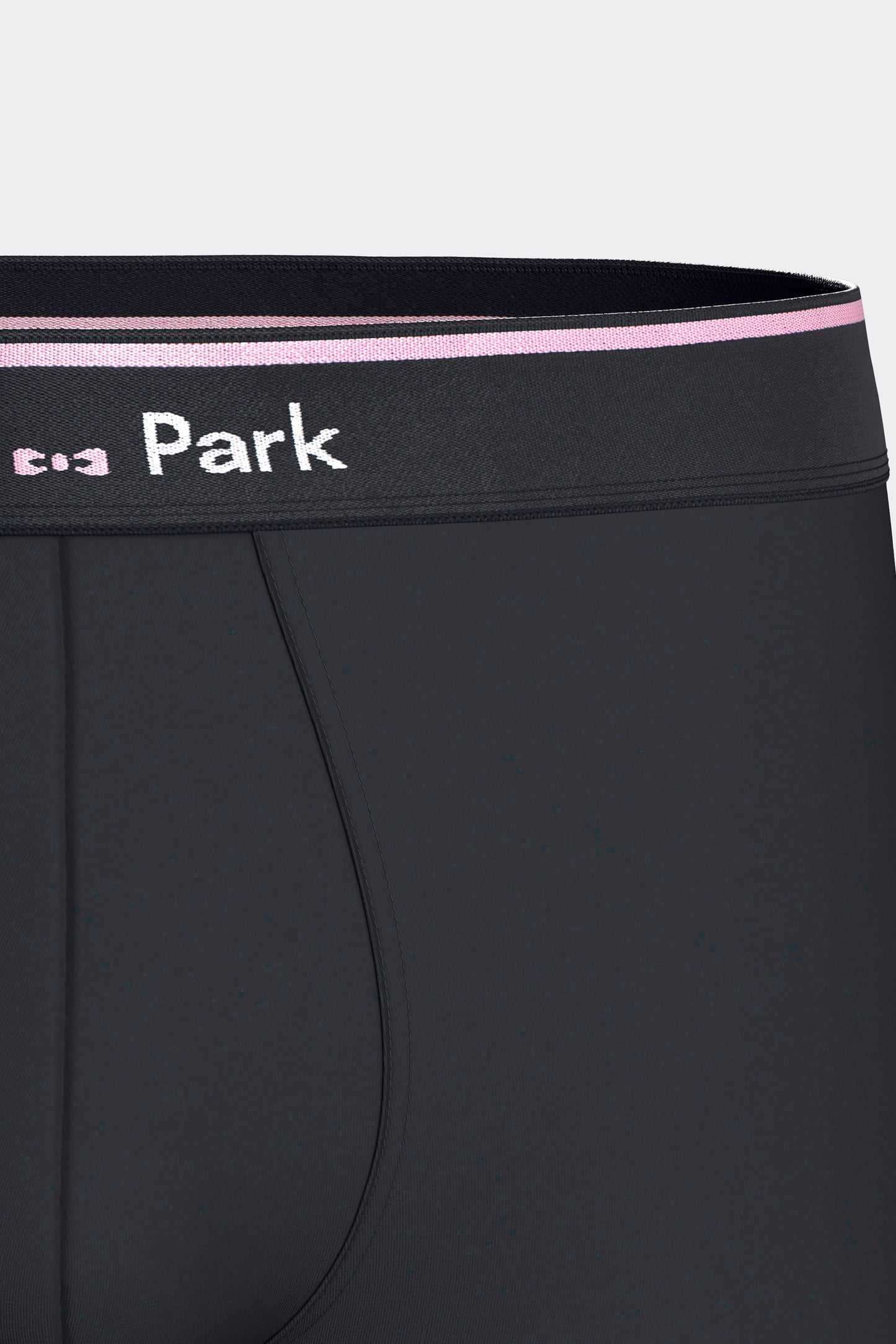 Lot de 3 boxers en jersey de coton stretch unis et rayés marine et rose