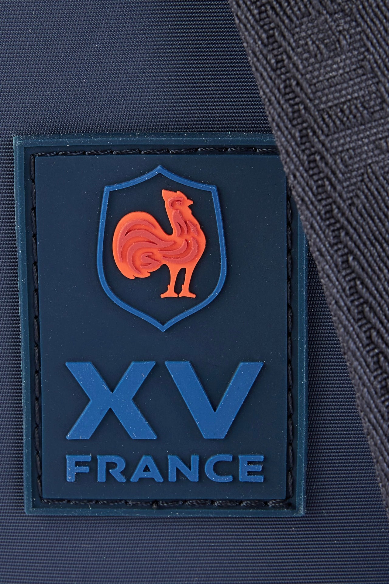 Rectangular messenger bag with tricolour France XV