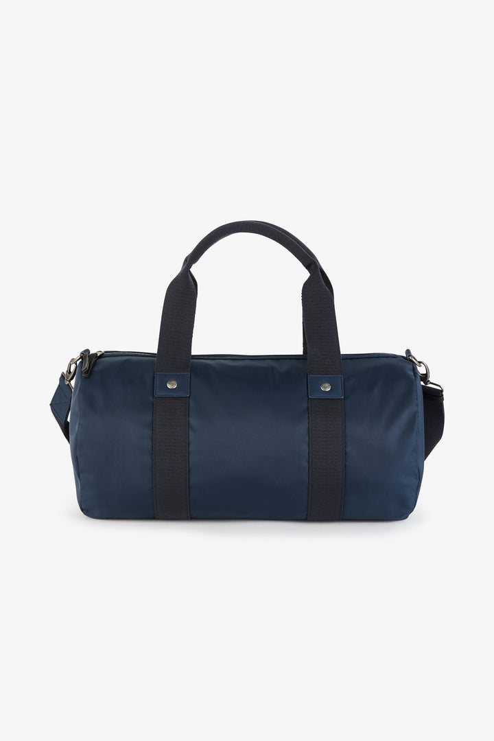 Sac de sport polochon bleu foncé