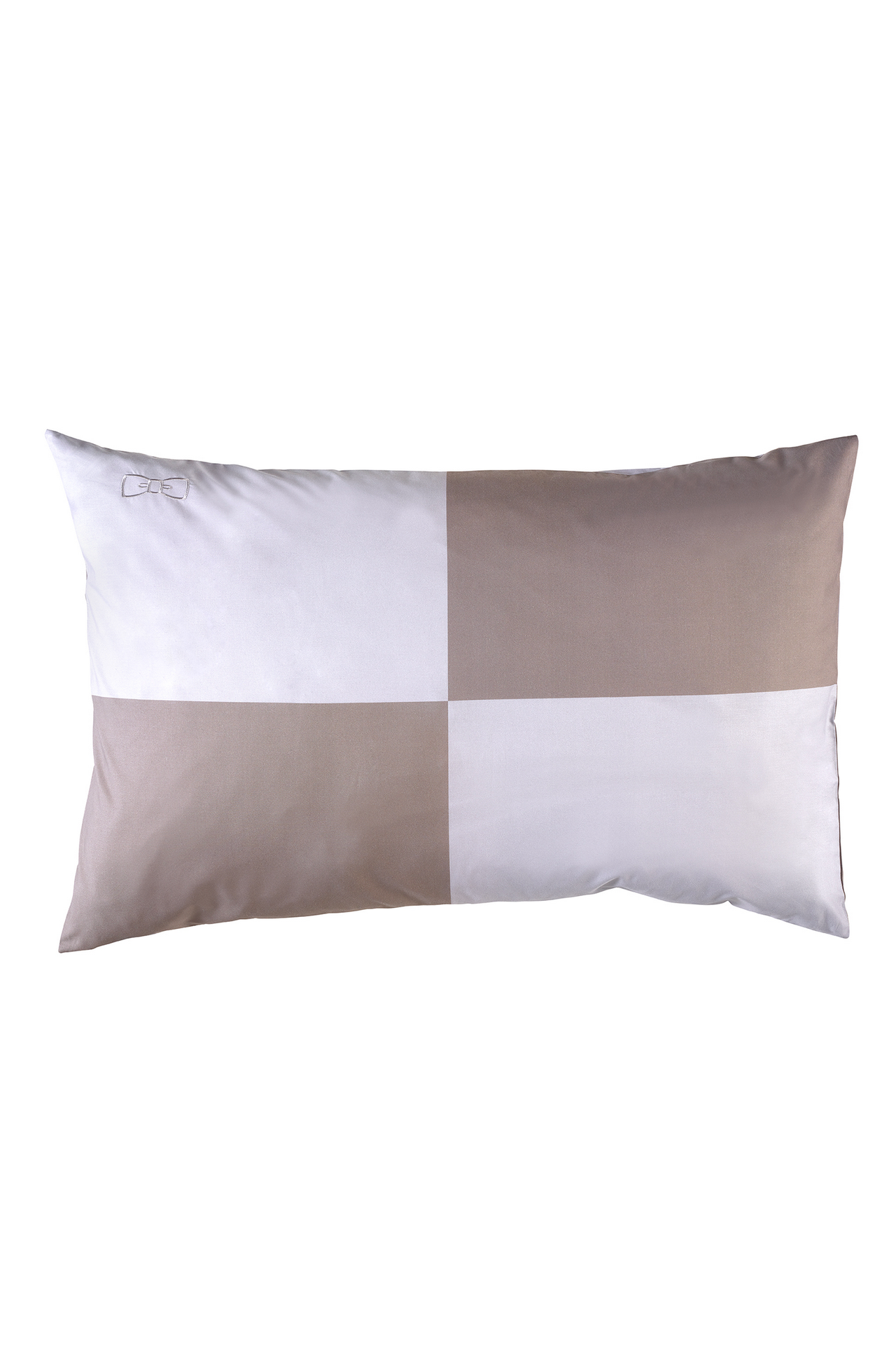 Duo of rectangular barbarian pillow case - grey