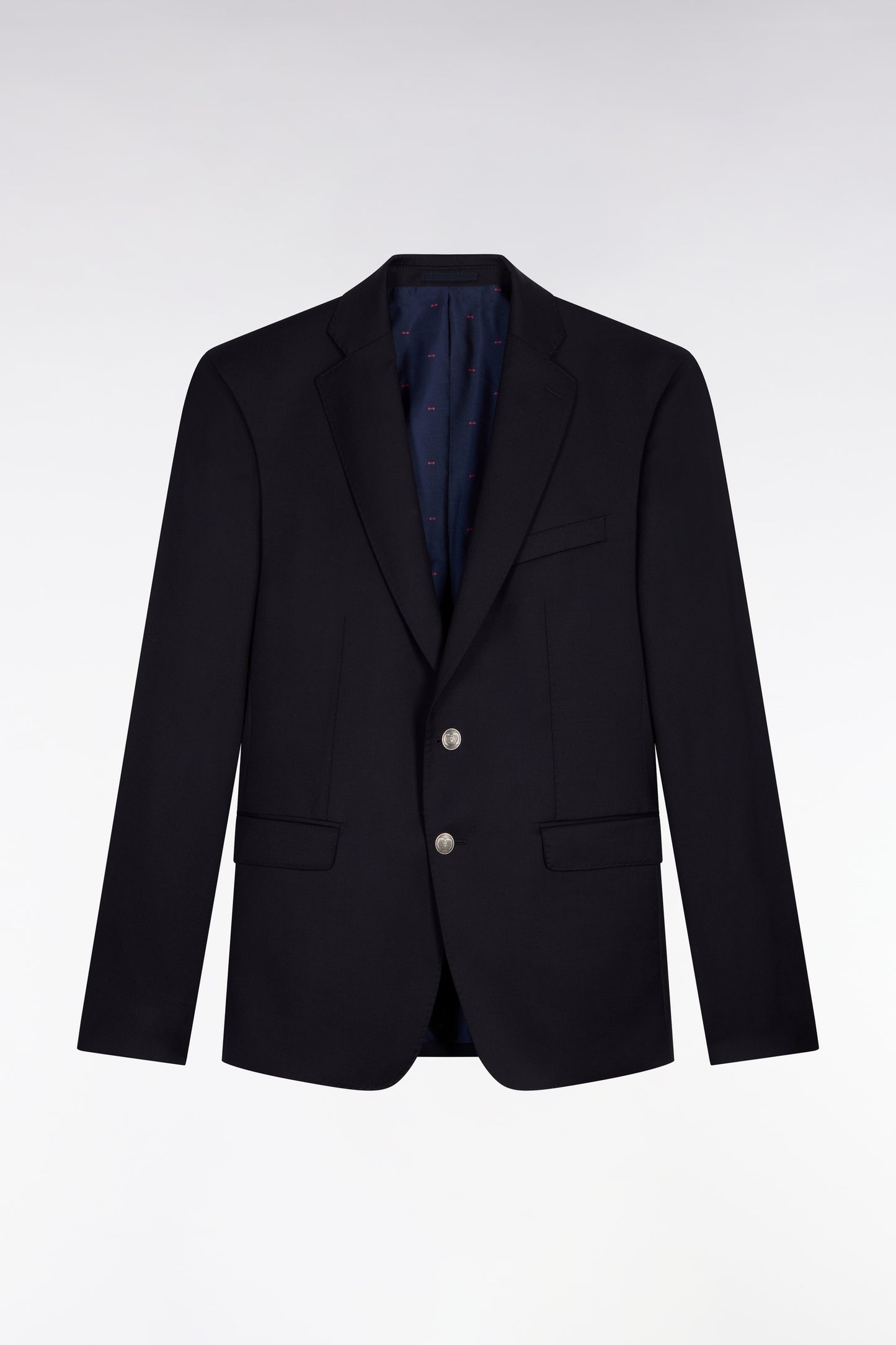 Regular dark blue blazer
