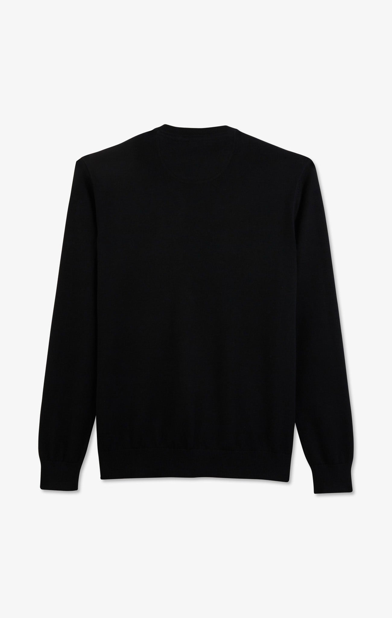 Crew black cotton jumper