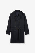 Trench coat déperlant bleu marine