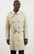 Trench coat déperlant beige