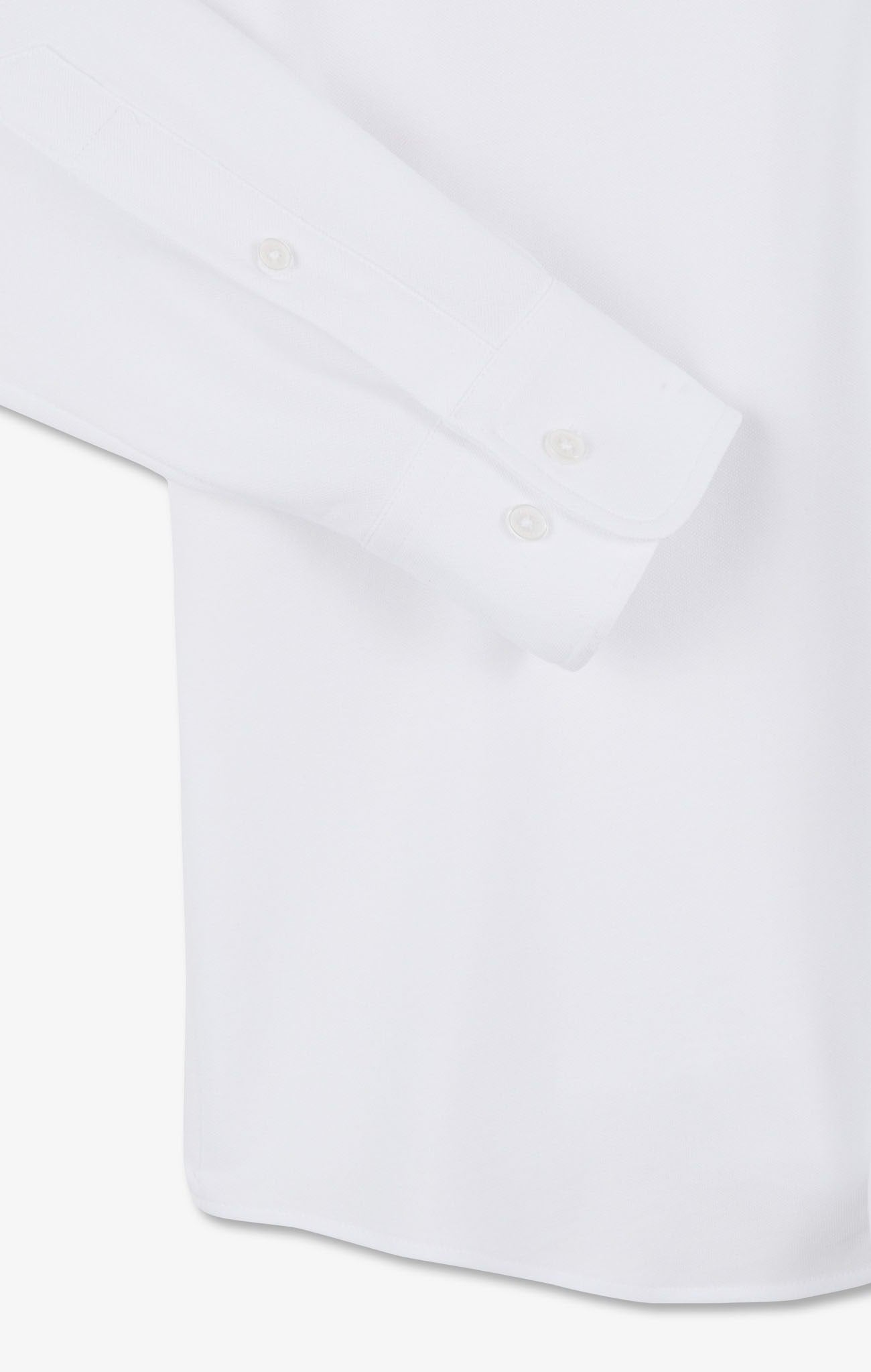 White pinpoint cotton shirt