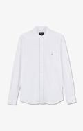 White pinpoint cotton shirt