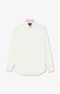 White cotton twill shirt