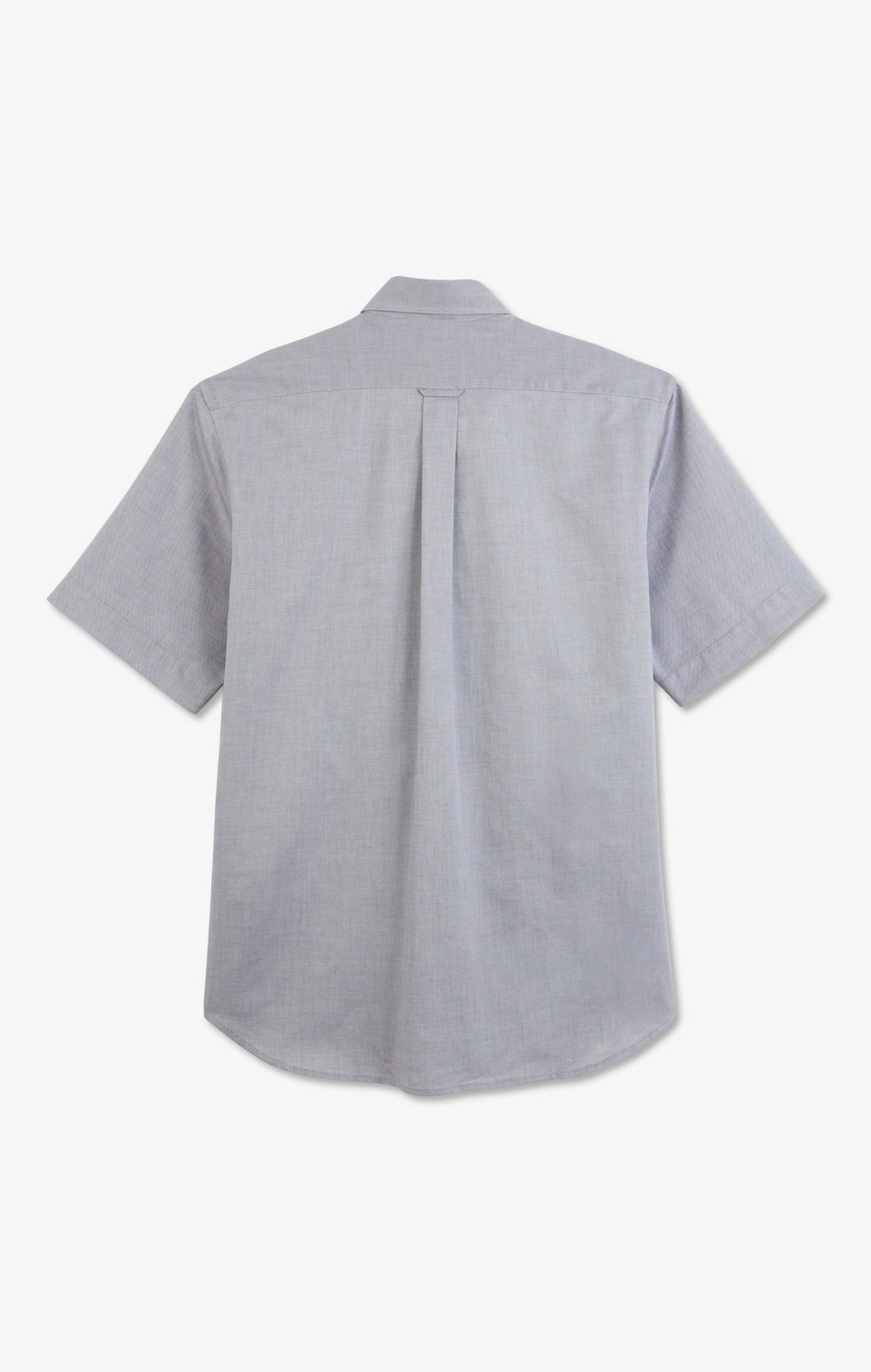 Short sleeved grey cotton shirt