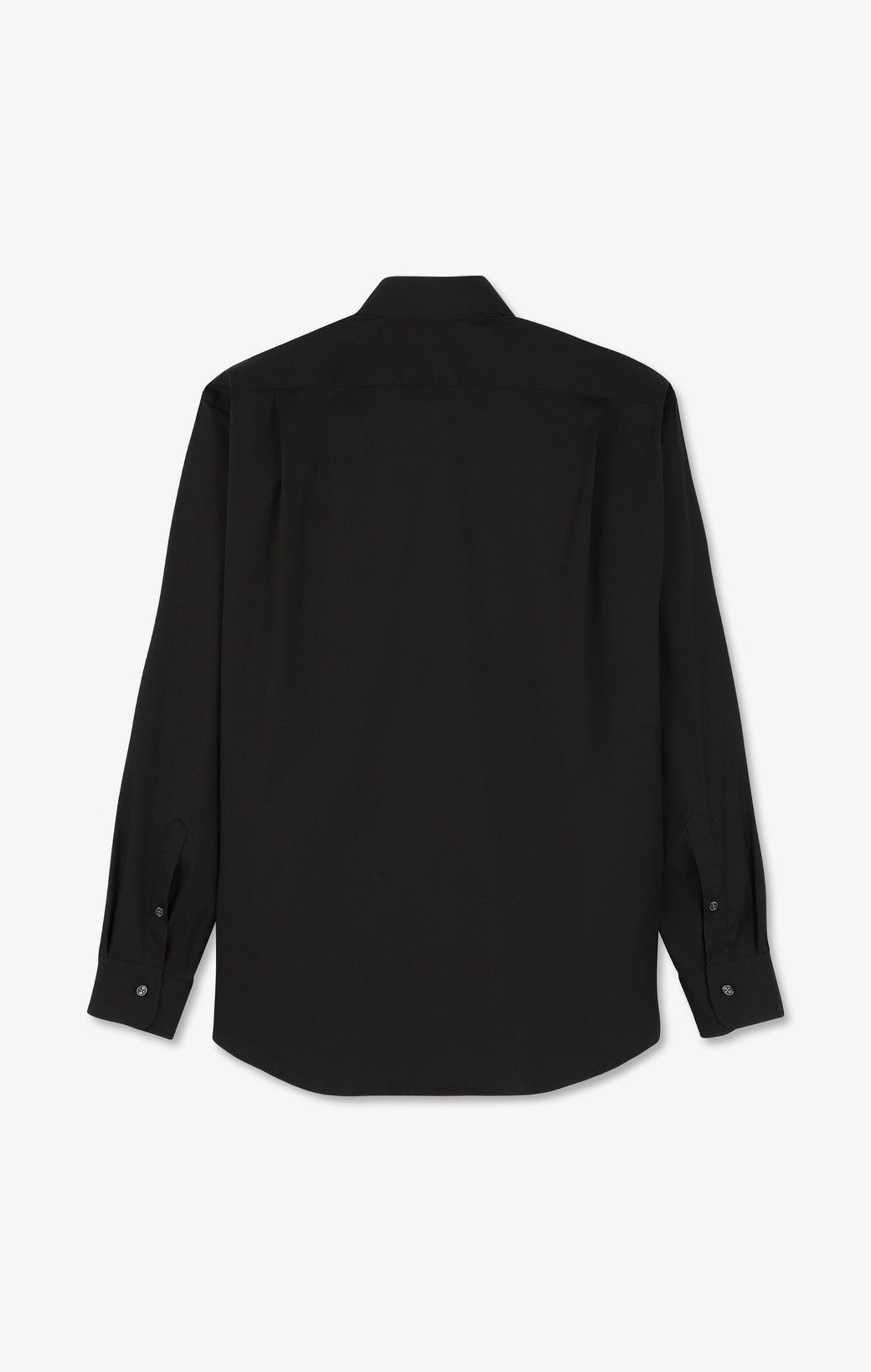 Black shirt in stretch cotton