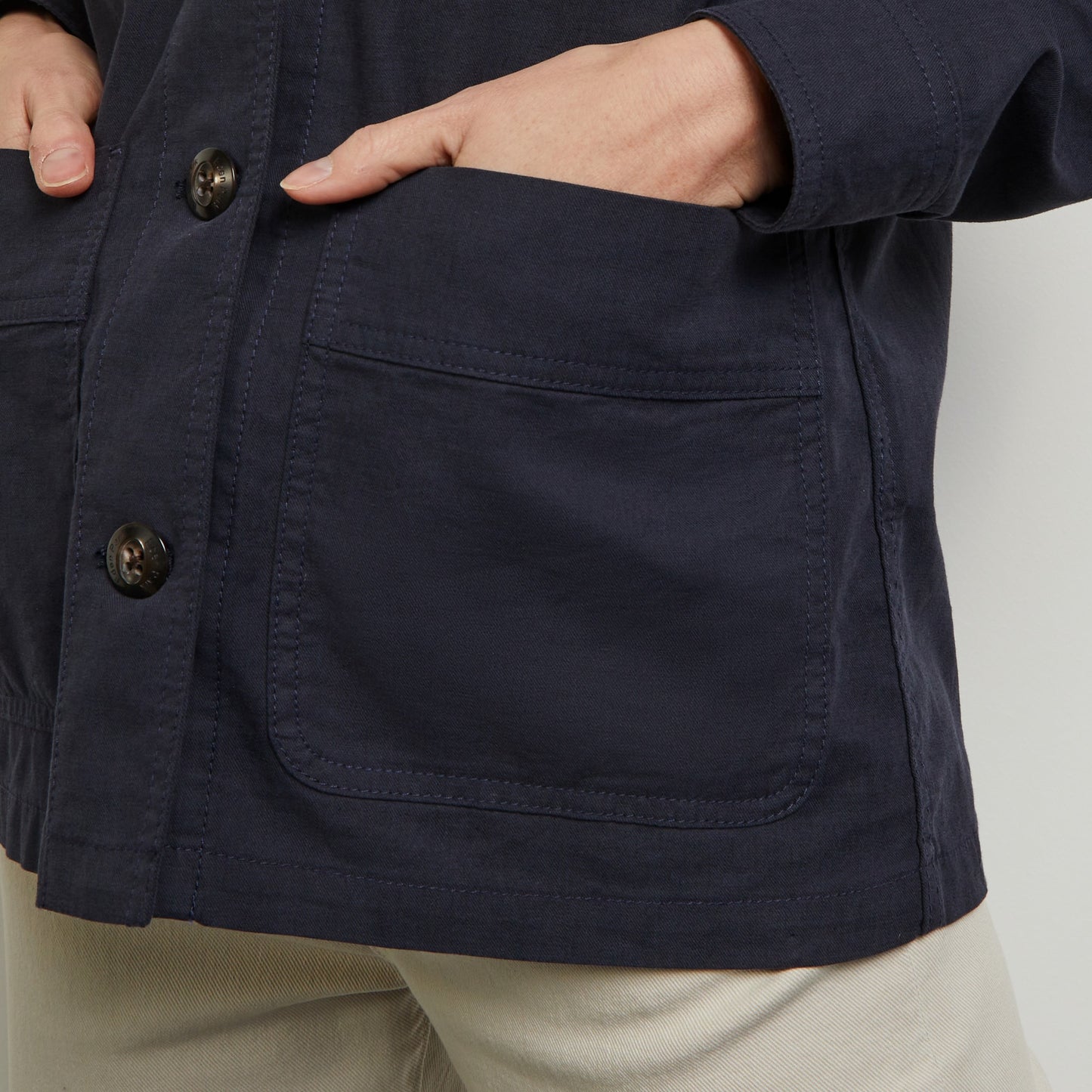 Dark blue overshirt