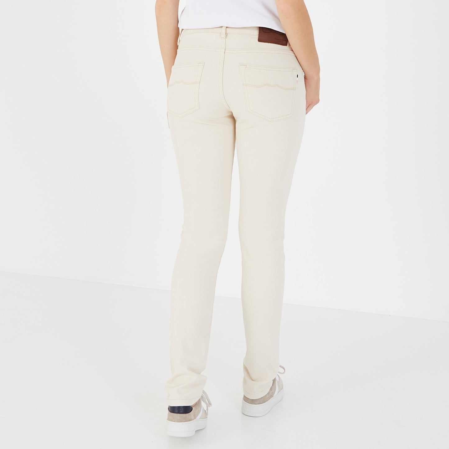 White cotton trousers