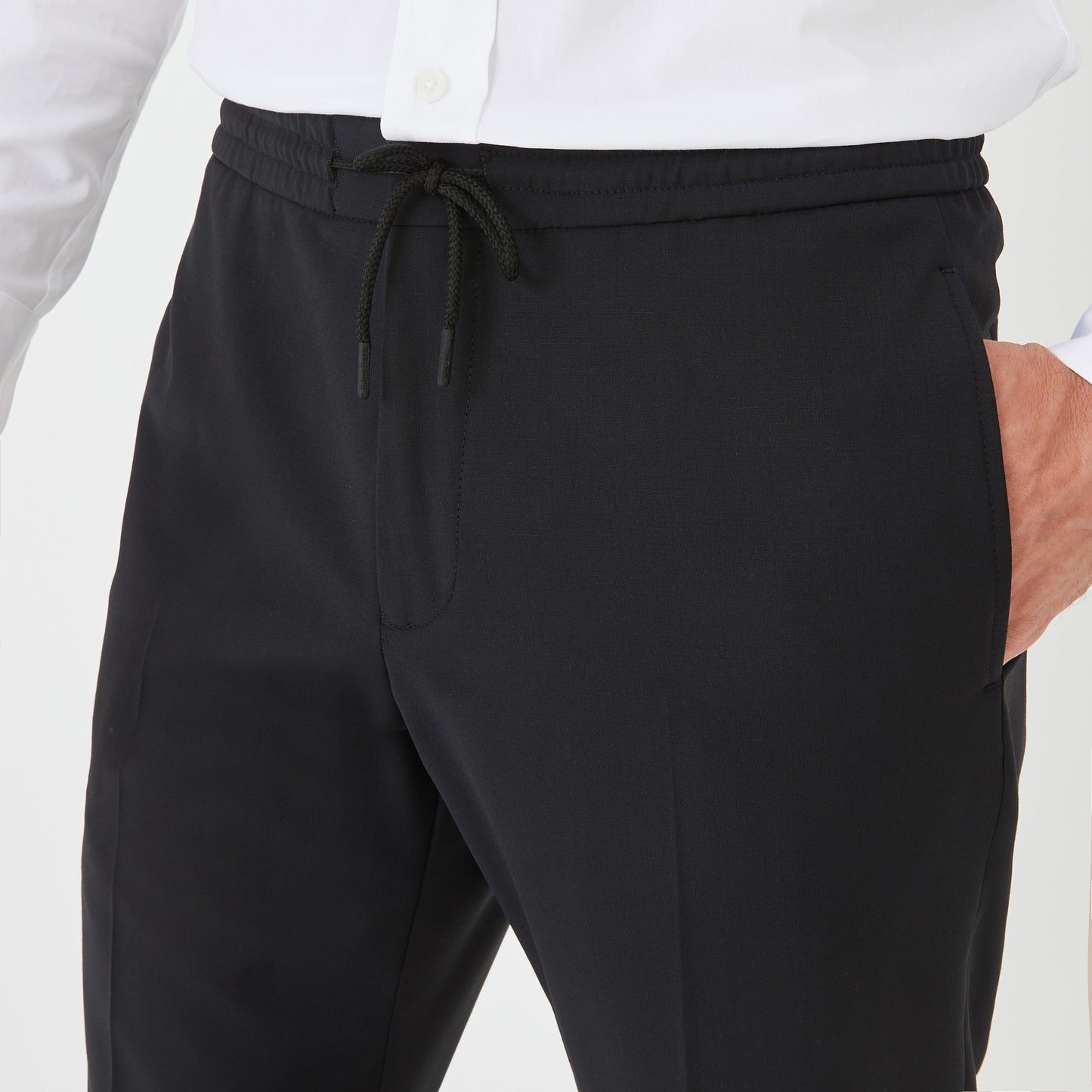 Black suit trousers