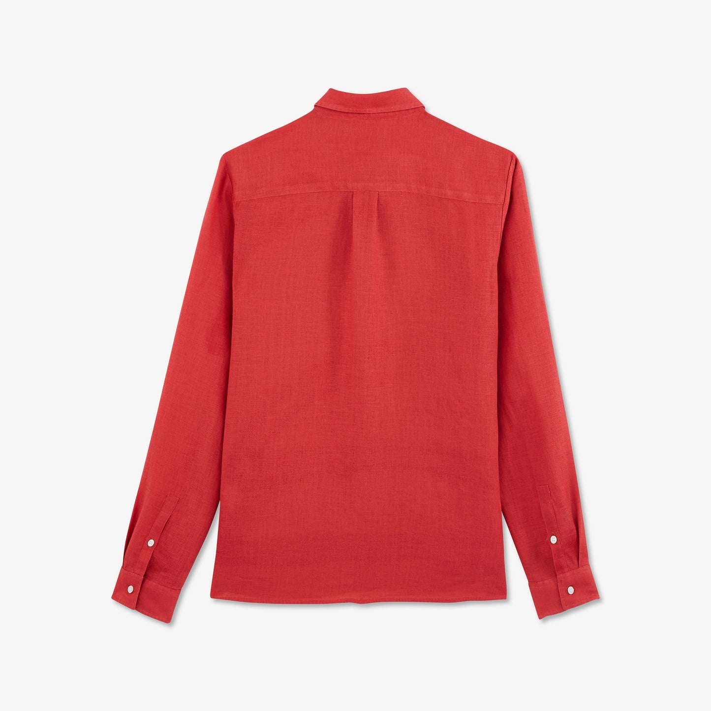 Orange linen blouse