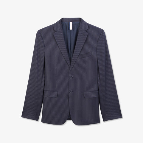 Dark blue striped blazer - Image 2
