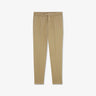 Beige trousers with loose pleats