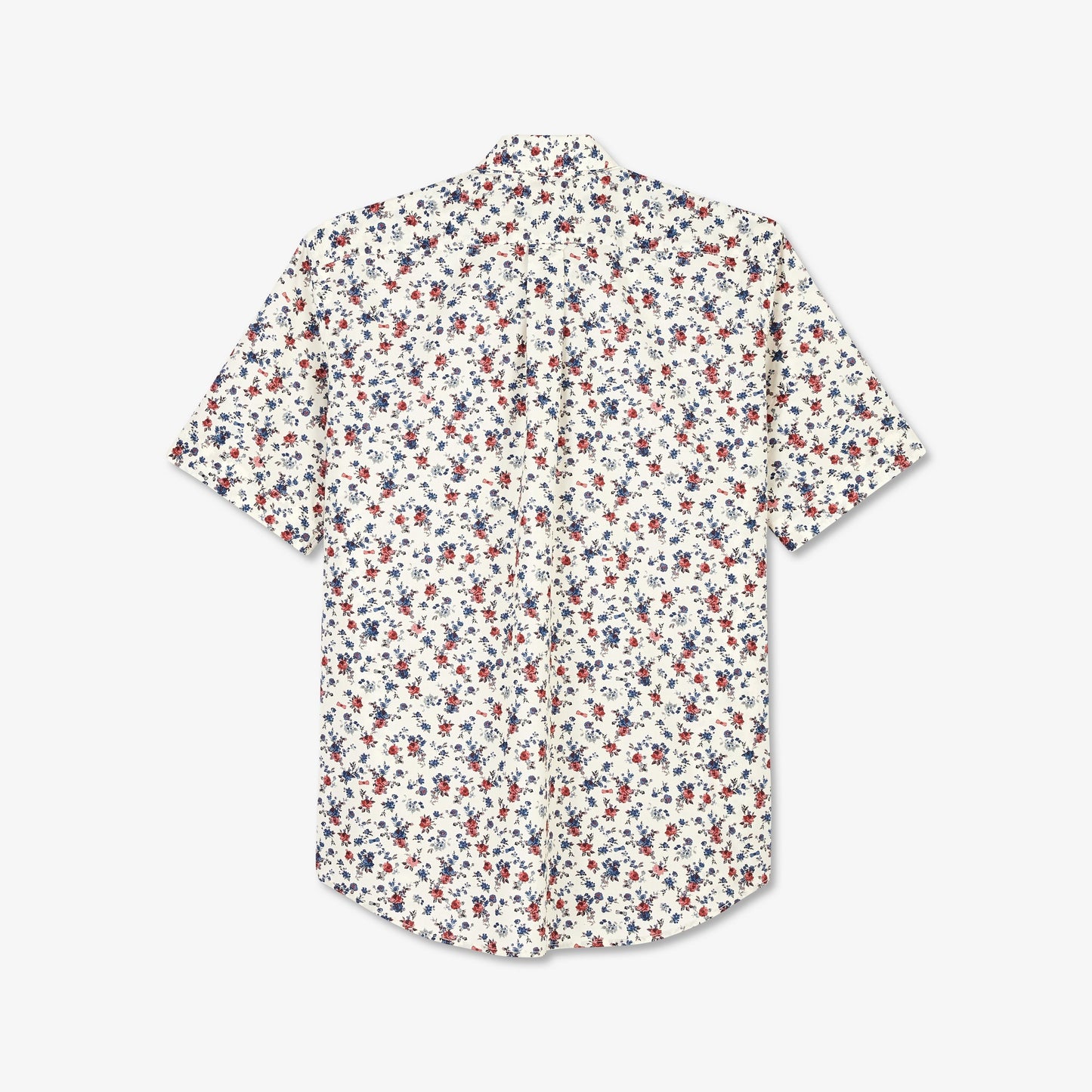 Pima cotton blouse with exclusive floral print